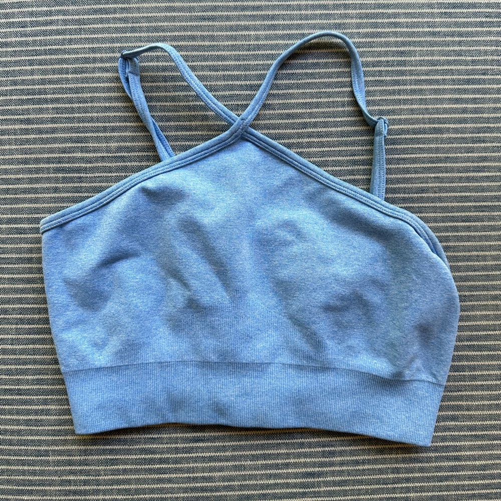 Blue Cross Cross Top!